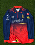 RCB 2026 IPL KIT, FULL SLEEVE POLO EMBROIDERY