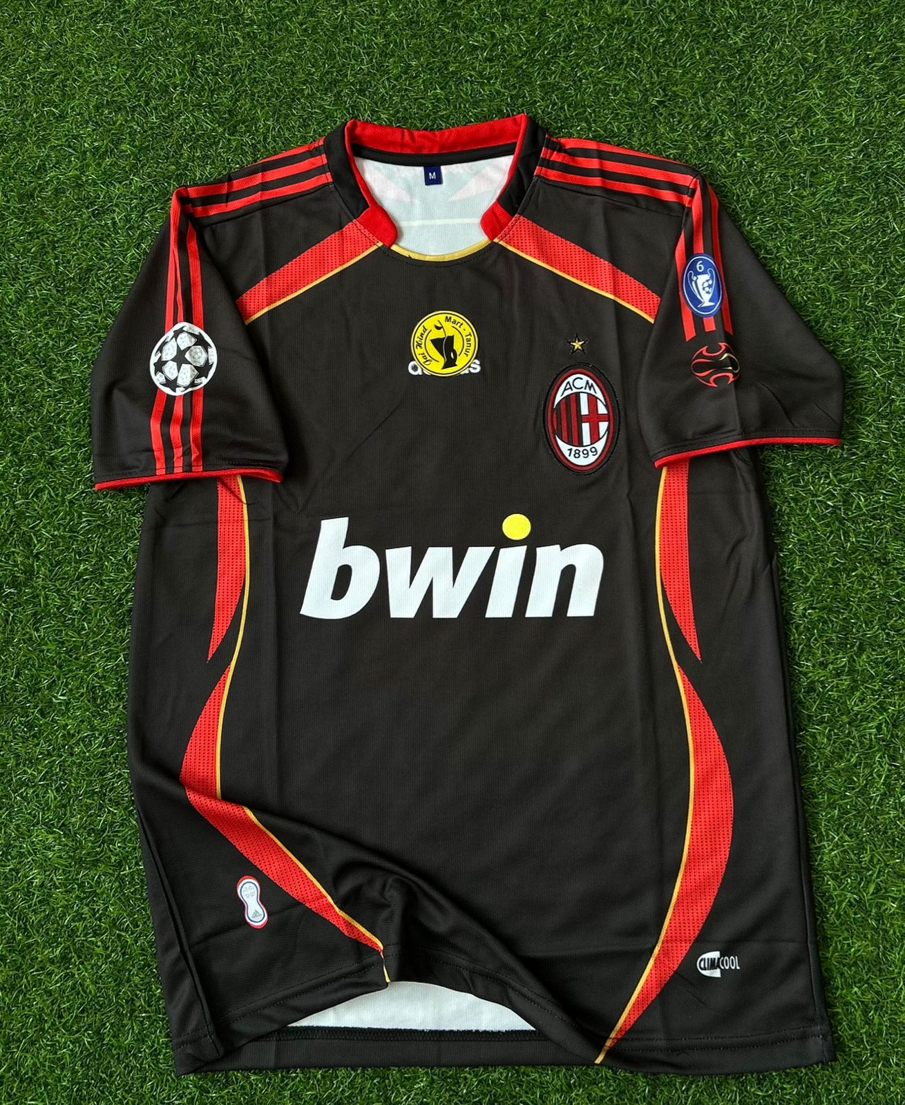 AC MILAN 2006-07 THIRD KIT, HALFSLEEEVE EMBROIDERY – ZENIN