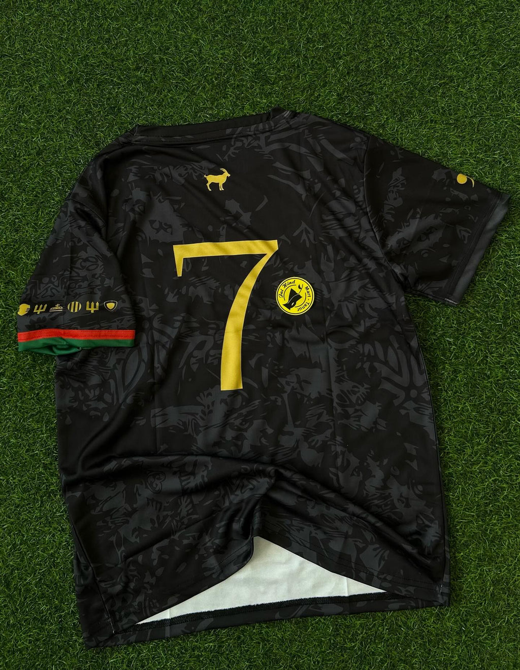 PORTUGAL SPECIAL GOAT VERSION -RONALDO TRIBUTE, HALFSLEEVE EMBROIDERY
