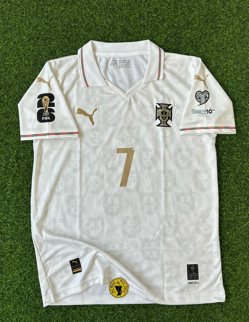 PORTUGAL 2026 SPECIAL EDITION, HALFSLEEVE POLO EMBROIDERY