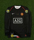 MAN UNITED 2007-08 AWAY KIT, FULLSLEEVE EMBROIDERY