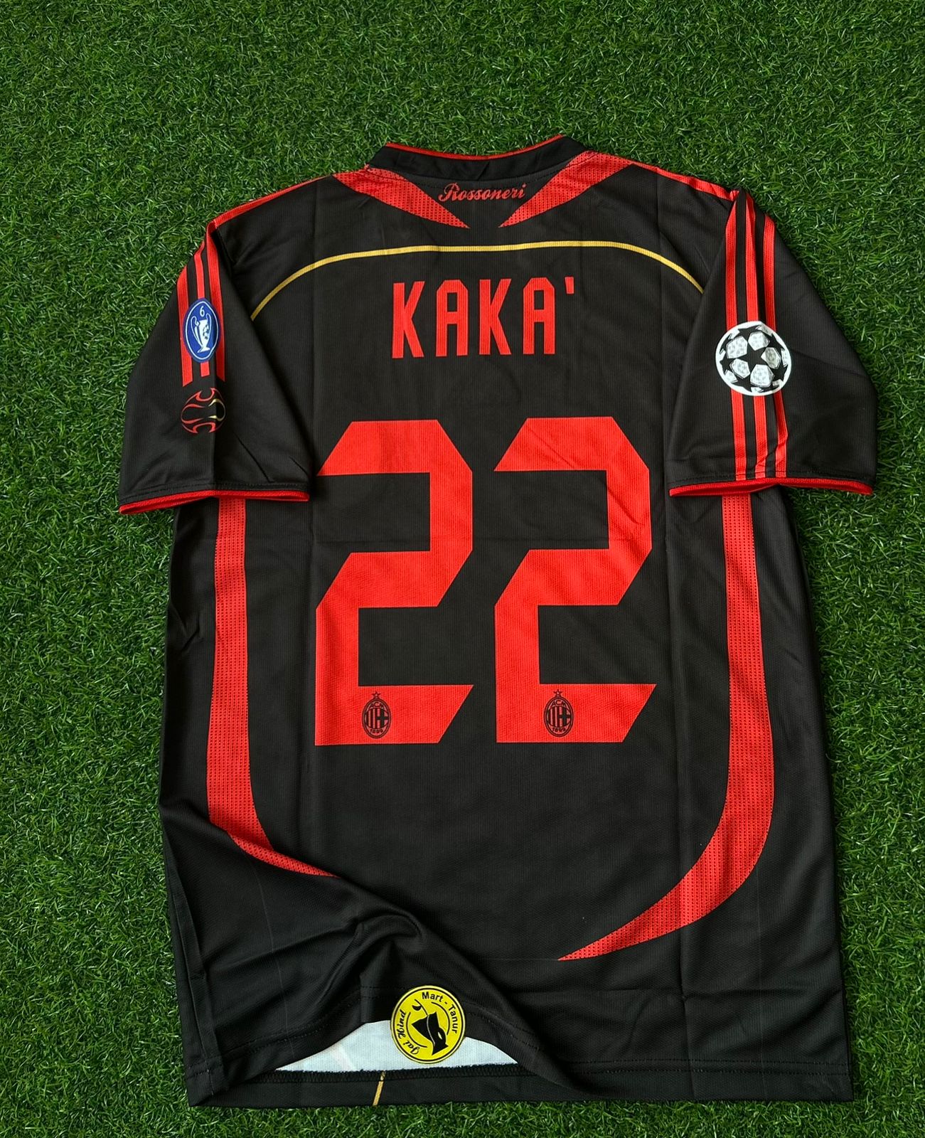 AC MILAN 2006-07 THIRD KIT, HALFSLEEEVE EMBROIDERY – ZENIN
