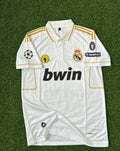 REAL MADRID 2011/12 HOME KIT Cristiano Ronaldo Edition Half-Sleeve Polo T-Shirt (Embroidered)
