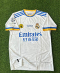 REAL MADRID 2021-22 HOME KIT, HALFSLEEVE EMBROIDERY